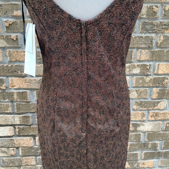 Jessica McClintock Gunne Sax Vintage Dress Junior 7/8 S / M Leopard homecoming - Picture 6 of 6